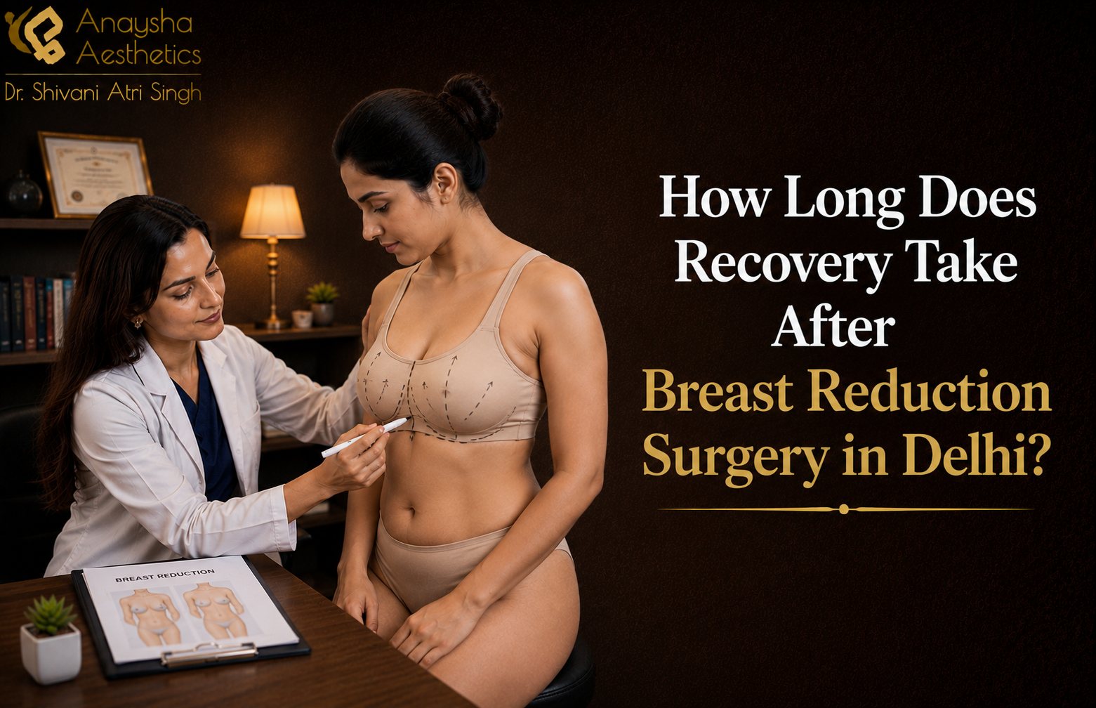 Breast Reduction Surgery Recovery Time in Delhi: What to Expect